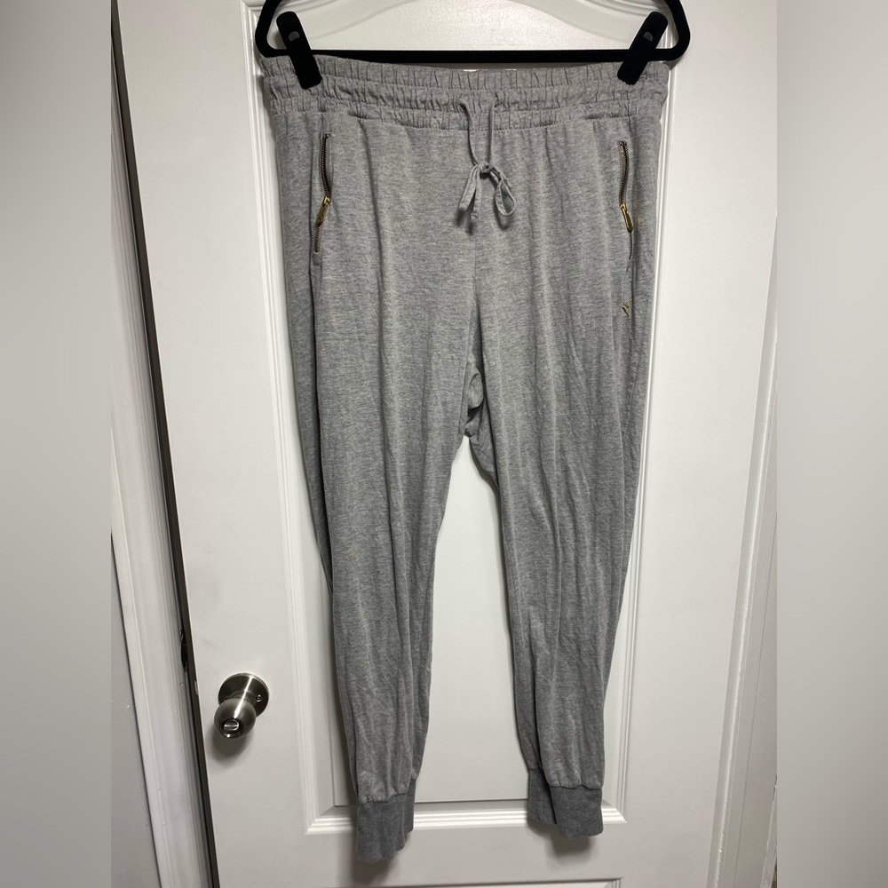 large puma sweat track pants